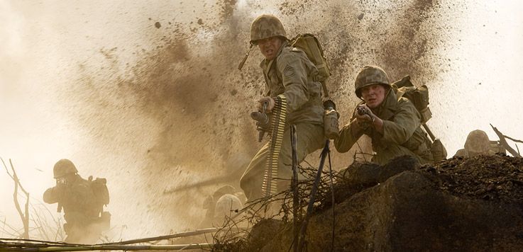 SGT. John Basilone in Iwo Jima