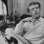 Anthony Burgess at home in 1968.