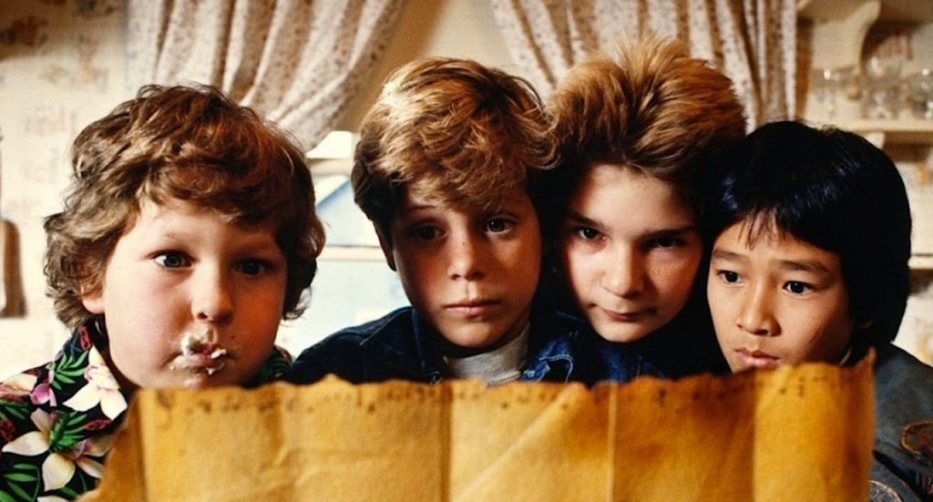 i 4 protagonisti de I Goonies