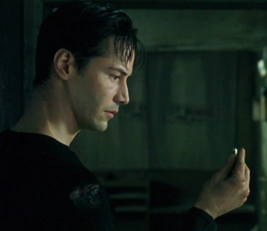 Keanu Reeves in Matrix del 1999