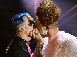 sanremo 2020 Achille Lauro sul palco