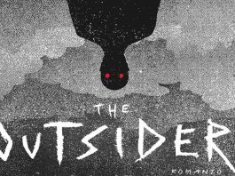 the outsider, particolare di copertina