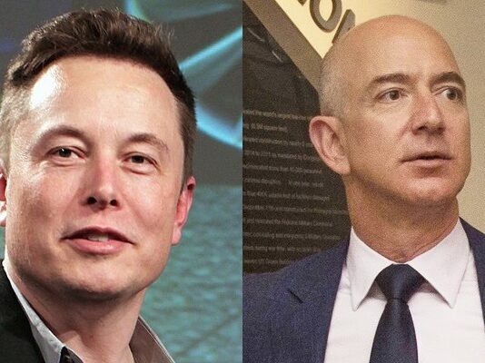 elon musk, jeff Bezos