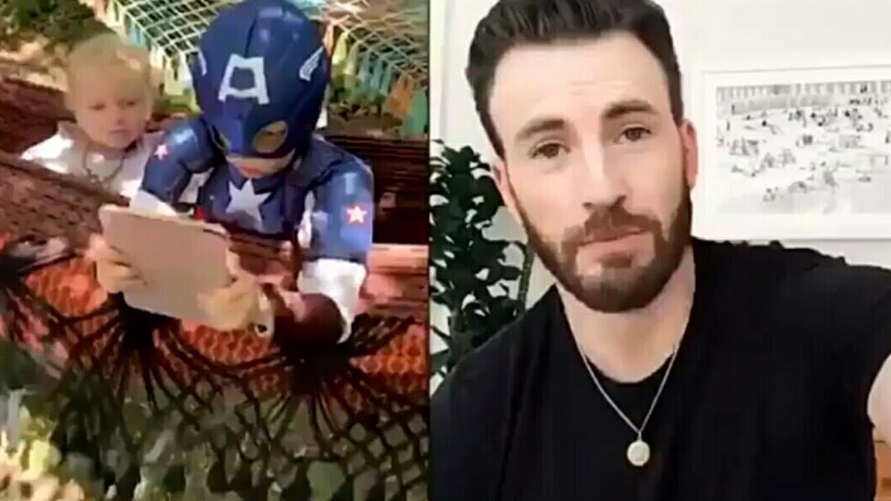 Chris Evans dona scudo al bimbo sfigurato per salvare la sorella [VIDEO]