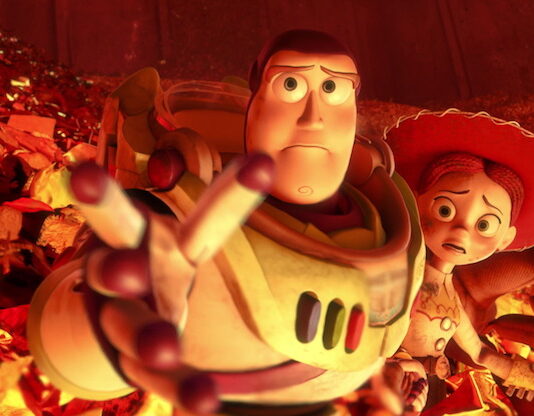 Toy story, giocattoli immortali, scena fuoco