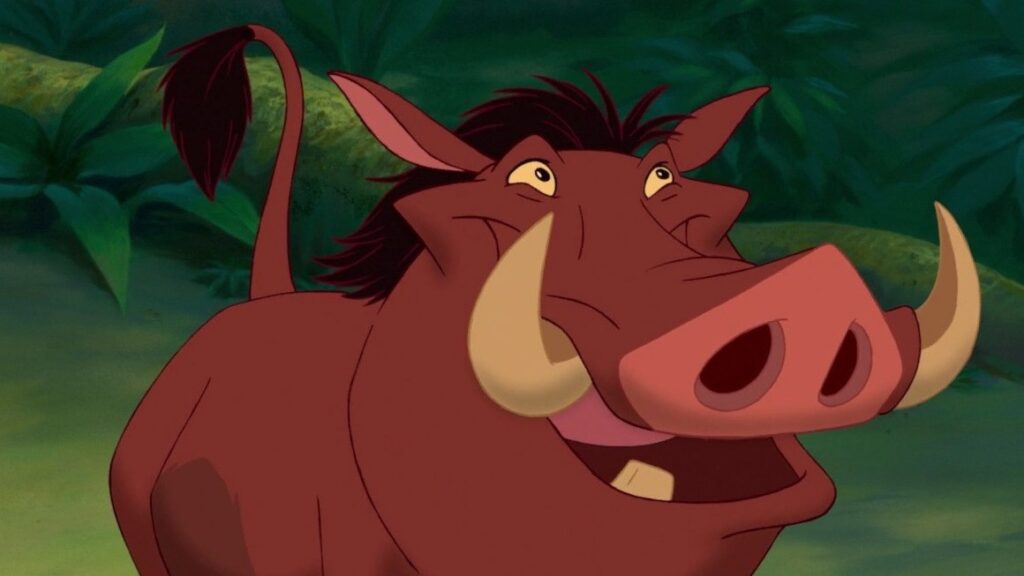 il re leone, pumbaa, ernesto brancucci