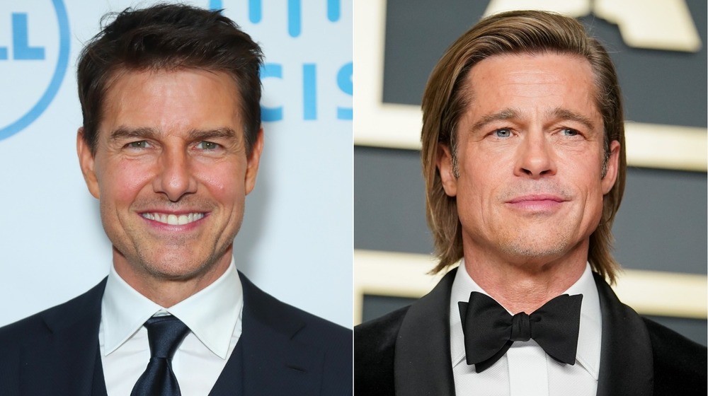 Brad Pitt and Tom Cruise, two actors who can’t stand each other