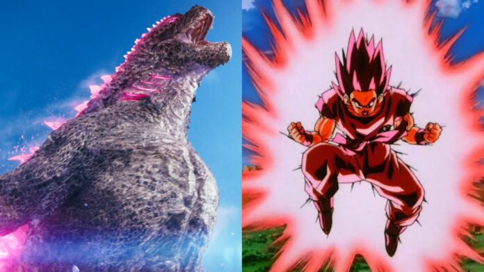 godzilla, dragon ball