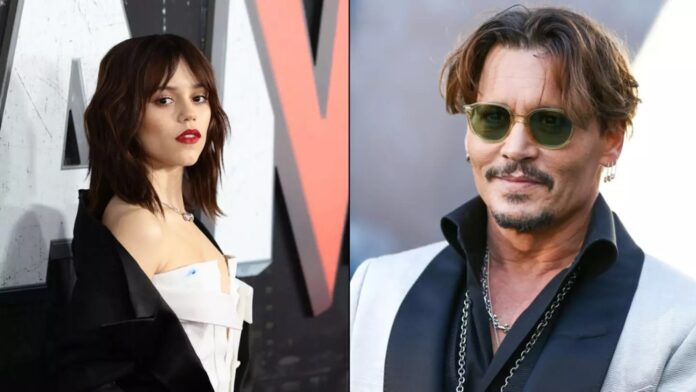 jenna ortega, johnny depp