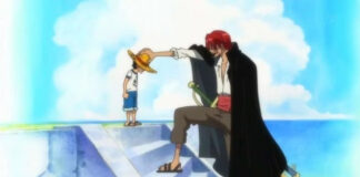 One Piece Luffy Shanks