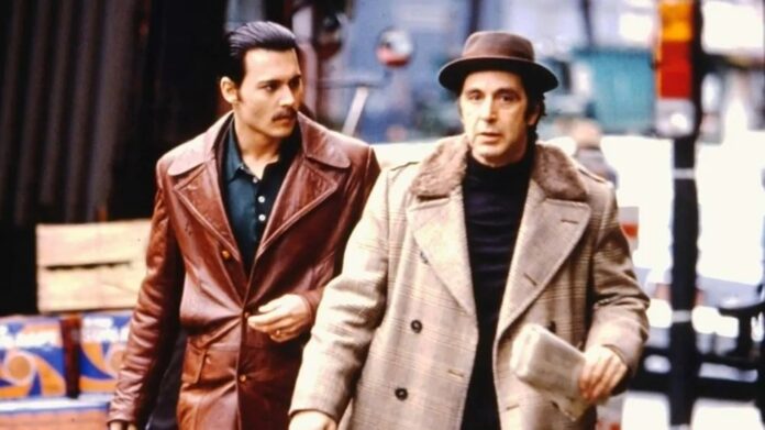 johnny depp, al pacino, donnie brasco