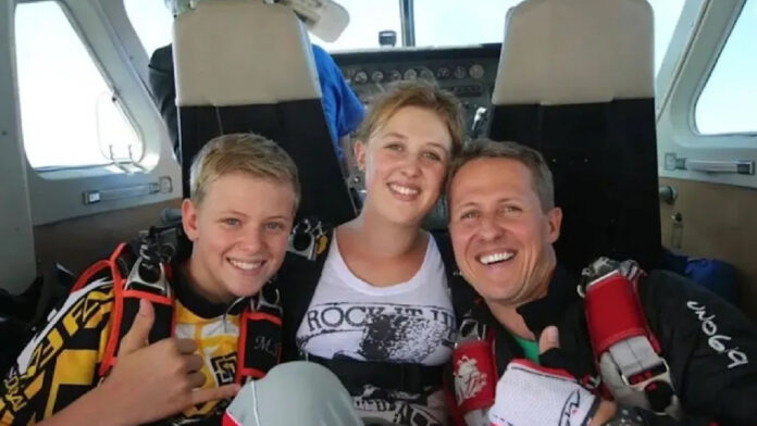 Michael Schumacher e Gina via Instagram nel 2013