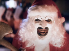 terrifier 3, art, santa claus