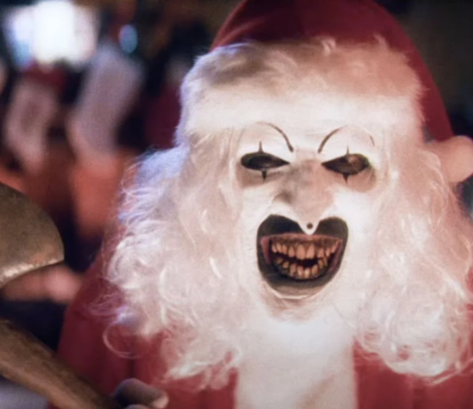 terrifier 3, art, santa claus