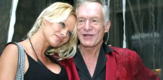 pamela anderson, hugh hefner