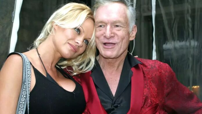 pamela anderson, hugh hefner