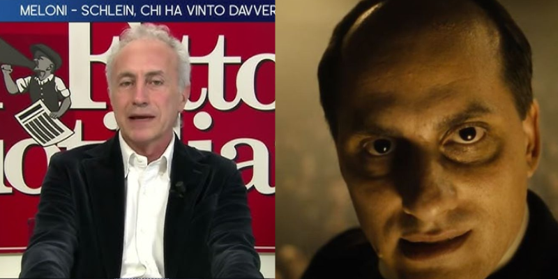 Travaglio asfalta M. : “Racconta la macchietta di Mussolini