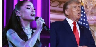 ariana grande, trump