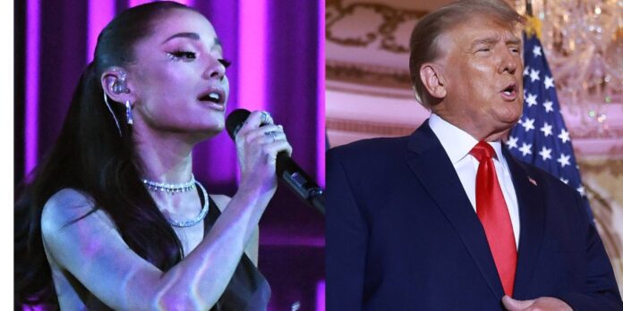 ariana grande, trump