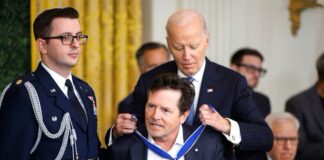 michael j fox, biden