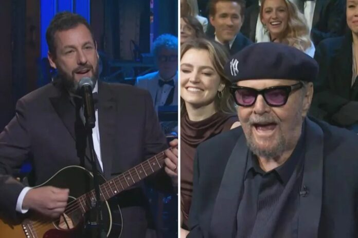 adam sandler, jack nicholson, snl